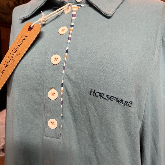 HorseWare Long Sleeve Button Up - Picture 3 of 7